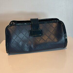 NWOT Isabella Scott navy blue two piece jewellery/make up bag/carrier